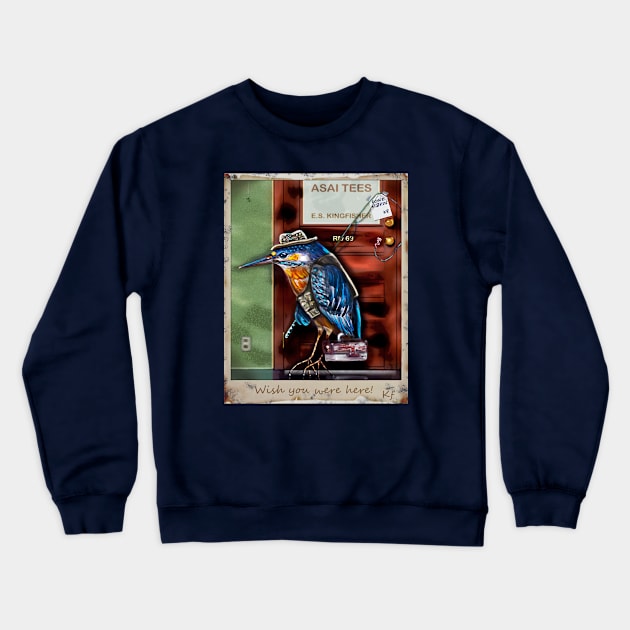 Gone Fishin Crewneck Sweatshirt by asaiphoto